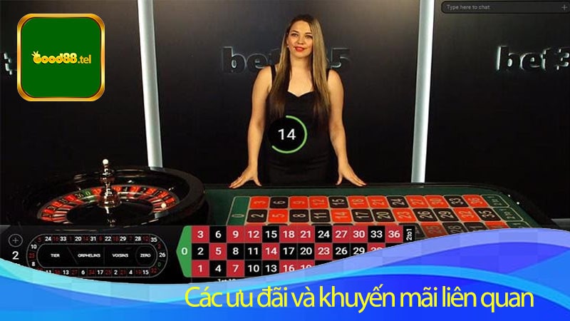 Các ưu đãi và khuyến mãi liên quan đến Roulette tại Good88